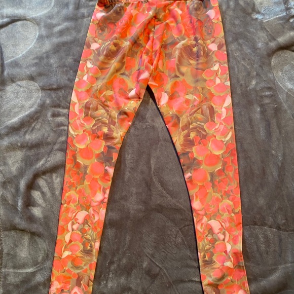 Alexander McQueen Pants - Alexander McQueen floral legging